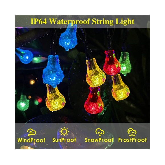 Solar LED String Lights - Picture 3 of 8